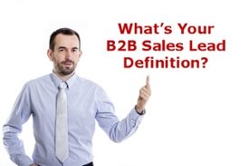 B2B Sales Lead Generation Definition